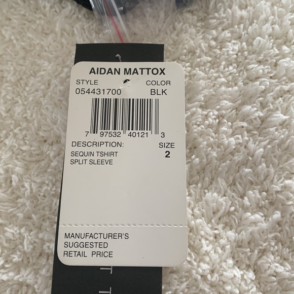 Aidan Mattox Black Dress - Picture 3 of 3